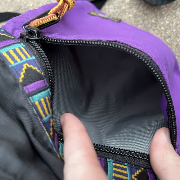 LL Bean Mountain Classic Crossbody Bag Water Resistant 2 Pocket Pouch Multicolor - Picture 10 of 13